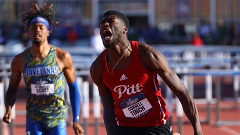 Cordell Tinch was selling cell phones 7 months ago. Now he’s the world’s fastest hurdler this season